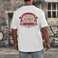 Graduation Proud Mom Of 8th Grade Graduate Men's Back Print T-Shirt