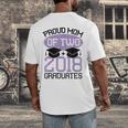Graduation Shirt For Mom Of Twins Proud Mom Twins Tee Men's Back Print T-Shirt