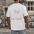 Graduation Teacher Shirt Dear Parents Tag Your It Men Women Kids Men's Back Print T-Shirt