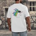 Graduation Unicorn Shirt She Believed Did School 2017 Men's Back Print T-Shirt