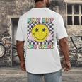 Groovy Next Stop 2nd Grade 1st Grade Graduation 2025 Men's Back Print T-Shirt