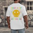 Groovy Next Stop 2nd Grade 1st Grade Graduation 2025 Premium Men's Back Print T-Shirt