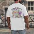 Happiness Is Coffee And a Good Book Women Love Reading Book Men's Back Print T-Shirt Happiness Is Coffee And a Good Book Women Love Reading Book Men's Back Print T-Shirt