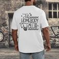 The Homebody Club Retro Introvert Antisocial Men's Back Print T-Shirt