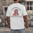 I’m Staying Home Today Cat Introvert Homebody Men's Back Print T-Shirt