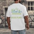 Introvert Farming Life Gardening For Geeky Plant Lover Men's Back Print T-Shirt