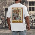 Introvert Homebody Awkward Skeleton The Homebody Tarot Card Men's Back Print T-Shirt