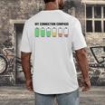 Introvert Low Battery My Connection Compass Raglan Baseball Tee Men's Back Print T-Shirt Introvert Low Battery My Connection Compass Raglan Baseball Tee Men's Back Print T-Shirt