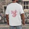 Introverted But Willing To Discuss Axolotl Salamander Raglan Baseball Tee Men's Back Print T-Shirt Introverted But Willing To Discuss Axolotl Salamander Raglan Baseball Tee Men's Back Print T-Shirt
