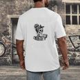 Introverted But Willing To Discuss Snacks Coffee Premium Men's Back Print T-Shirt