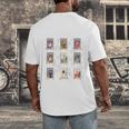 Introverts Unite Sarcastic Joke Humor Sarcasm Men's Back Print T-Shirt