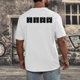 ISFP Adventurer Personality Type Periodic Table Introvert Men's Back Print T-Shirt