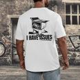 I Have Issues – Comic Book Collector Men's Back Print T-Shirt