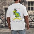 Kids Dinosaur Pre-K Graduation TShirt Kids Preschool Graduation Men's Back Print T-Shirt