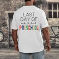 Kids Last Day Of Preschool Graduation Men's Back Print T-Shirt