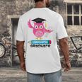 Kindergarten Graduation Tee Shirt Pink Owl T-Shir Men's Back Print T-Shirt