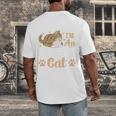 Kitty Pet Lover Introvert Person Cats Show Family Member Men's Back Print T-Shirt