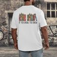 If You Know You Know 6 7 Reading Books Christmas Men's Back Print T-Shirt