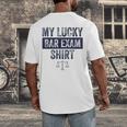 Law School Graduation Him Her Lucky Bar Exam Men's Back Print T-Shirt