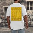 LDS Mormon Seminary Graduation Eternal Diploma Shirt Men's Back Print T-Shirt