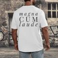 Magna Cum Laude Graduation HonorsShirt Men's Back Print T-Shirt