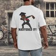 Masters Graduation Mastered It Dabbing Man Tee Men's Back Print T-Shirt