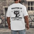 Masters Mastered It Graduate Master Degree Graduation Men's Back Print T-Shirt
