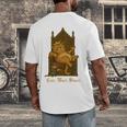 Medieval Cat Sarcastic Queen Lazy King Introvert Kitty Men's Back Print T-Shirt Medieval Cat Sarcastic Queen Lazy King Introvert Kitty Men's Back Print T-Shirt