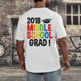 Middle School Graduation Class Of 2018 Shirt Men's Back Print T-Shirt