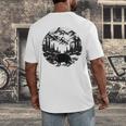 Monster Squonk In Forest Folklore Cryptid Introvert Men's Back Print T-Shirt Monster Squonk In Forest Folklore Cryptid Introvert Men's Back Print T-Shirt