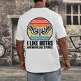 I Like Moths And Maybe 3 People Insect Moth Lovers Introvert Men's Back Print T-Shirt