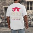 Msn Master Of Science In Nursing College Graduation Premium Tri-Blend Men's Back Print T-Shirt