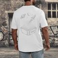 Novelty Universe Books Galaxy Adventure Drawing Women Men Men's Back Print T-Shirt