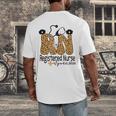Nurse Est 2026 Graduation Graduate Nursing Student RN LPN Men's Back Print T-Shirt