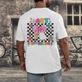 Peace Out 2nd Grade Graduation Last Day School Second Grade Men's Back Print T-Shirt