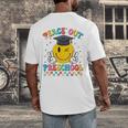 Peace Out Preschool Graduation Last Day Teachers Boys Girls Men's Back Print T-Shirt