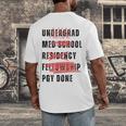 PGY Done Medical Training Residency Fellowship Graduation Men's Back Print T-Shirt