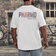 Pharmacist Graduation PharmD Class Of 2024 Pharmacy Grad Men's Back Print T-Shirt