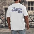 Physician Assistant Graduation Est 2018 Shirt Men's Back Print T-Shirt