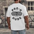 Pre-K Dude Shirt Boy Girl Graduation Back To School Men's Back Print T-Shirt