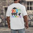 Pre-K Graduate 2025 Preschool Graduation Class Of 2025 Kids Men's Back Print T-Shirt
