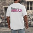 Prom Squad Prom Graduation Class Of 2024 Leopard Matching Men's Back Print T-Shirt