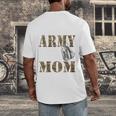 Proud Army National Guard Mom National Guard Graduation Men's Back Print T-Shirt