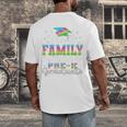 Proud Family Of PreK School Graduate 2024 Graduation Family Premium Men's Back Print T-Shirt