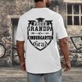 Proud Grandpa Of a Kindergarten Grad Graduation Shirt Men's Back Print T-Shirt