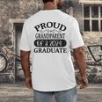 Proud Grandparent Of A Class Of 2024 Graduate Graduation Men's Back Print T-Shirt