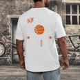Proud Mom Of a Basketball Senior Class Of 2026 Graduation Men's Back Print T-Shirt