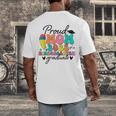 Proud Mom Class Of 2025 Kindergarten Graduate Graduation Men's Back Print T-Shirt