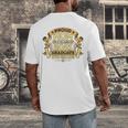 Proud Mom Graduation Of 8th Grade Graduate Men's Back Print T-Shirt