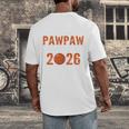 Proud PAW PAW Of 2026 Senior Basketball Student Graduation Men's Back Print T-Shirt